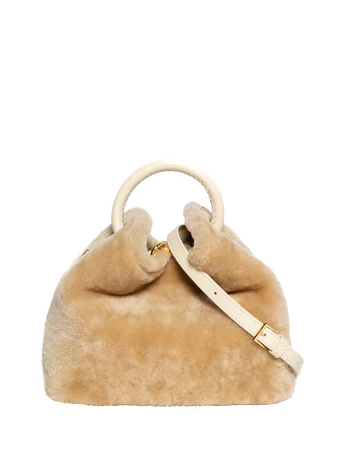 Leather Round Handle Mini Bag - Warm Daily Matching Shoulder Bag