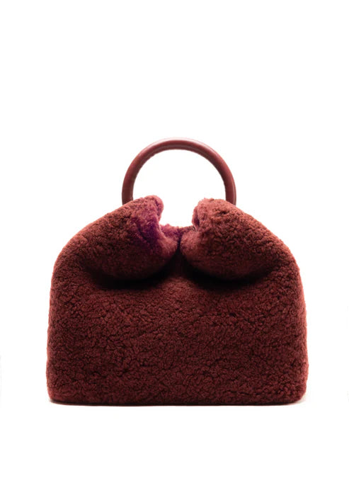 Leather Round Handle Mini Bag - Warm Daily Matching Shoulder Bag