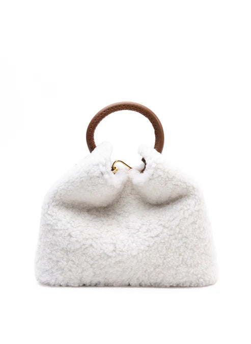 Leather Round Handle Mini Bag - Warm Daily Matching Shoulder Bag