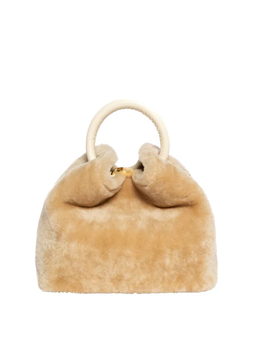Leather Round Handle Mini Bag - Warm Daily Matching Shoulder Bag
