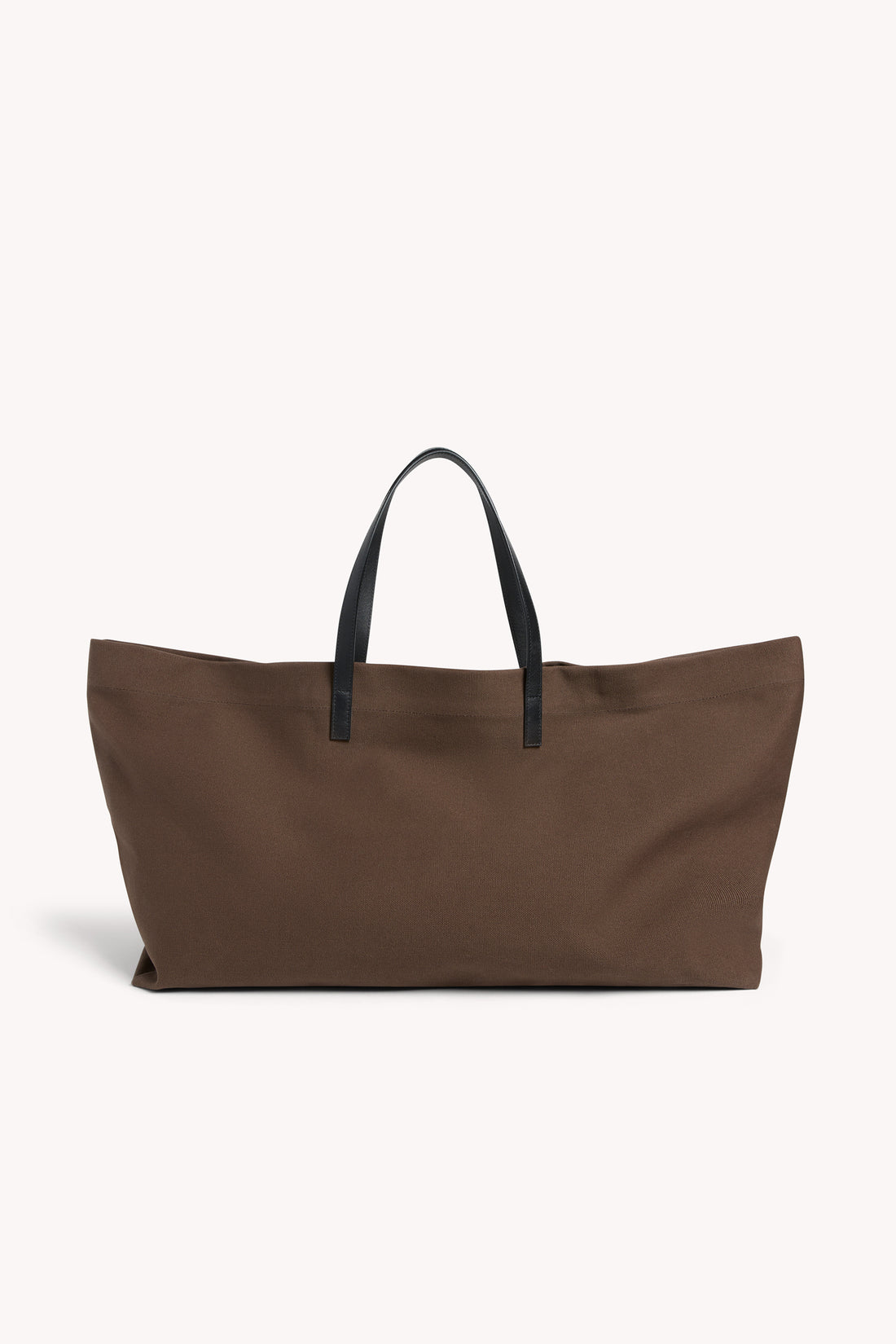 Multi-Color Contrast Leather Handle Oversized Tote Bag – Soft Casual Daily Carry Bag