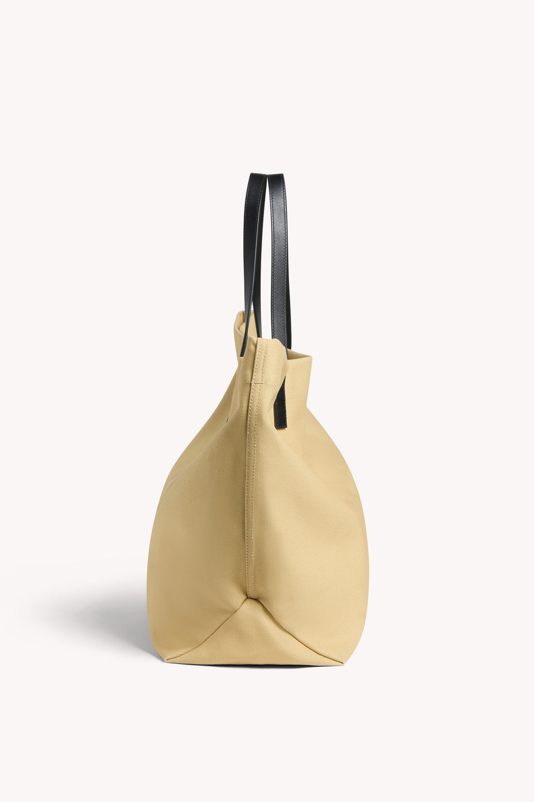 Multi-Color Contrast Leather Handle Oversized Tote Bag – Soft Casual Daily Carry Bag